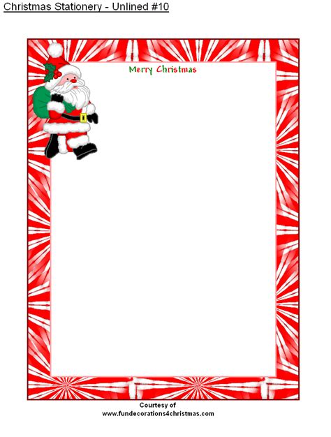 printable unlined christmas stationery christmas stationery