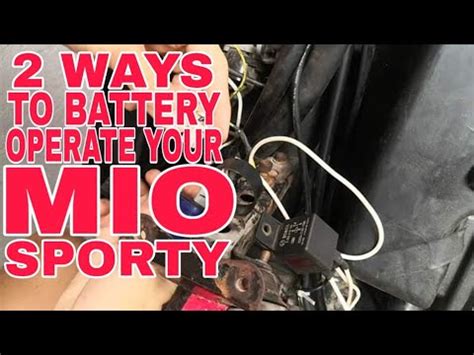 turn  system  battery operated tutorial yamaha mio sporty youtube
