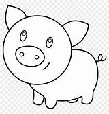 Pig Clipart Template Outline Coloring Pen Clip Pages Clipartfest Easy Cute Pngkey Transparent Clipground Library sketch template