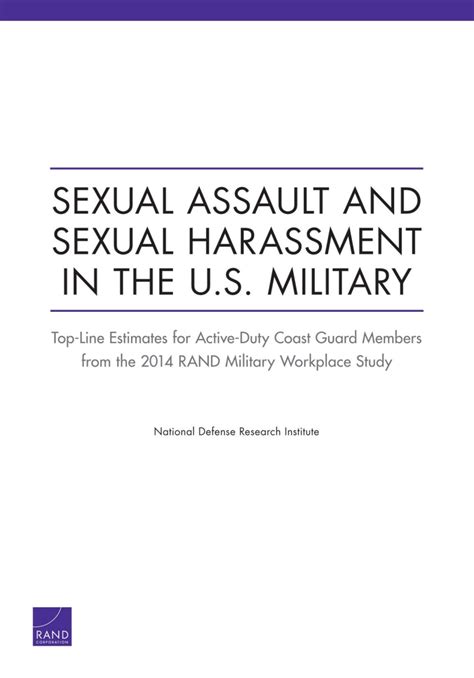 Sexual Assault And Sexual Harassment In The U S Military