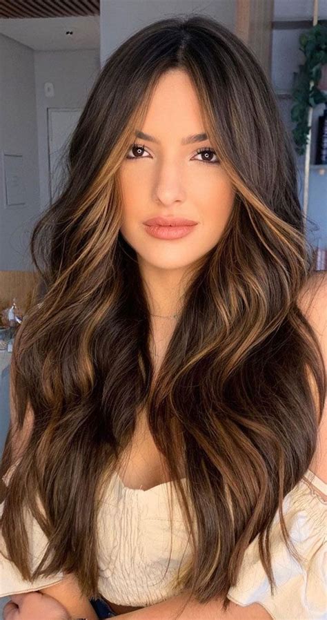 trendy brown hair colour ideas for 2021 brown and melted caramel
