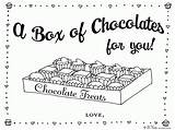 Coloring Chocolate Pages Popular sketch template