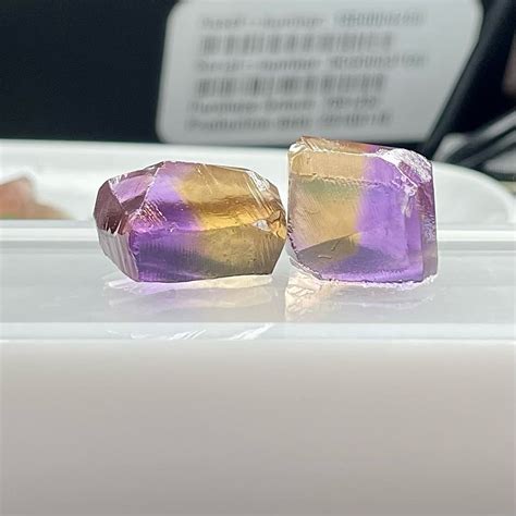 carats preformed ametrine duo facet rough gandhara gems
