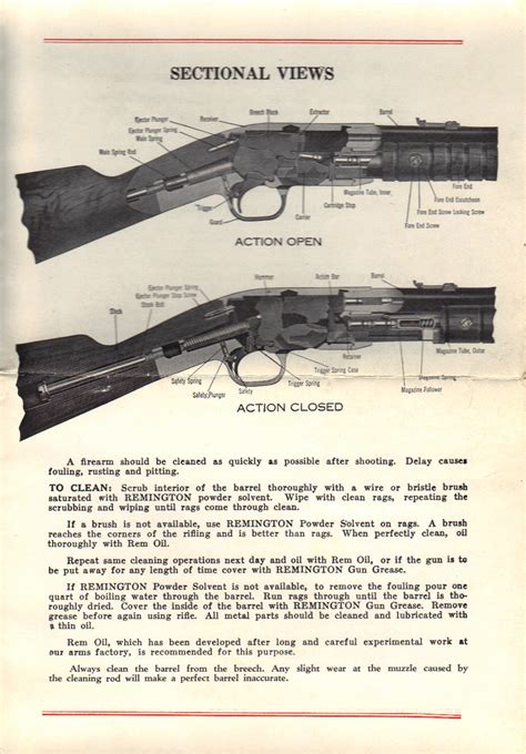 remington model  manual remington society  america