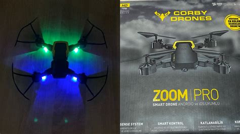 corby drone zoom pro kutu acilimi inceleme ve evde deneme youtube