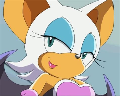 Rouge The Bat Smiling Sonic X By Kroylovefun22 On Deviantart