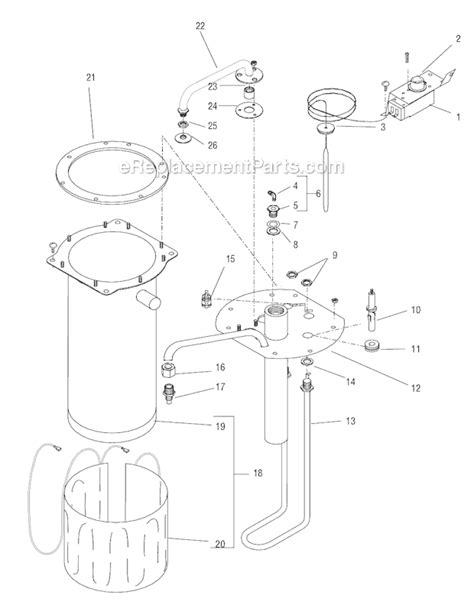 lister  bunn coffee maker parts diagram pic