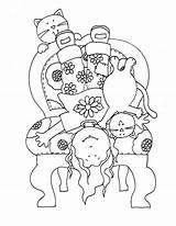 Dearie Dolls Stamps Digi Digital Coloring Fun Escolha Pasta sketch template