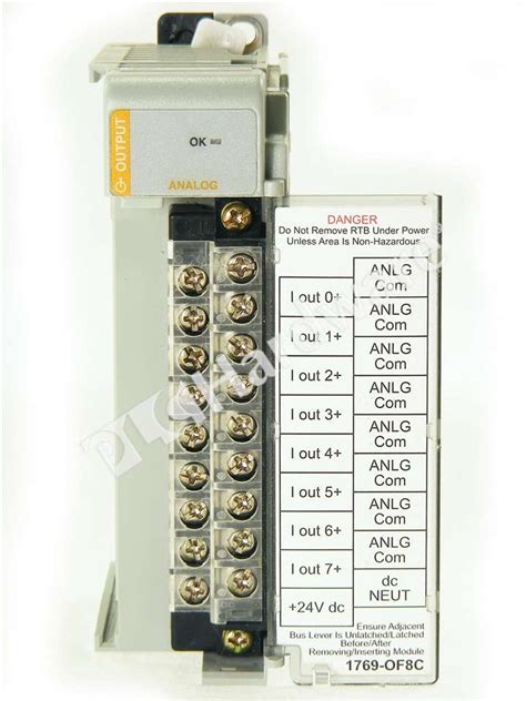 plc hardware allen bradley  ofc compactlogix  ch analog output