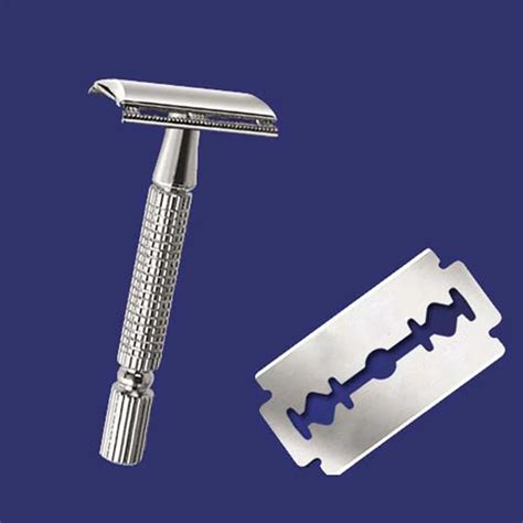 pc classic shaving razor blade double edge blade  men standard silver stainless steel