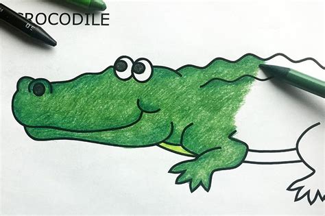 crocodile  printable templates coloring pages firstpalette