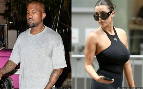 Kanye West S Wife Bianca Censori Goes Shoeless Bares Bum In Sheer