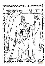 Powhatan Coloring Chief Pages Drawing Printable sketch template