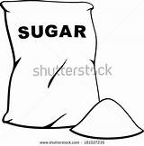 Sugar Bag Clipart Cartoon Sack Vector Rice Stock Shutterstock Clipground Lightbox Save sketch template