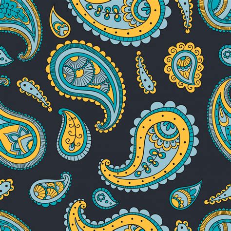 paisley pattern teal seamless  stock photo public domain pictures
