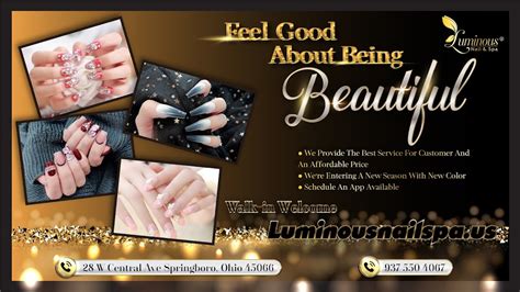 luminous  nail spa springboro nail salon  springboro