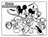 Halloween Coloring Mickey Pages Mouse Popular sketch template