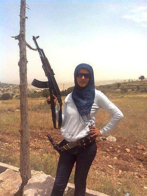I Will Do This For Islam Warrior Woman Girl Guns