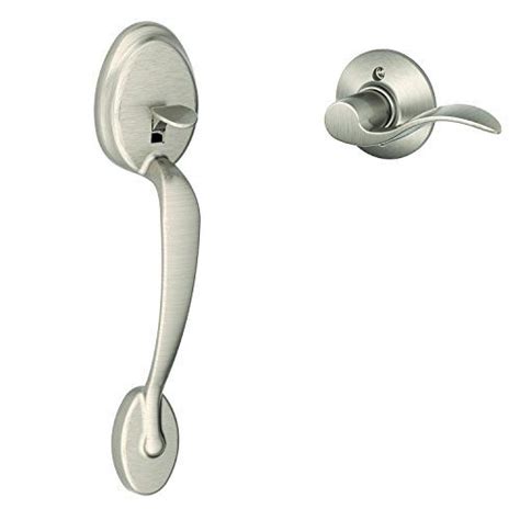 plymouth front entry handle accent  handed interior lever satin nickel fe ply  acc