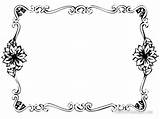Border Designs Coloring Library Borders Pages Clipart sketch template