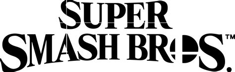 super smash bros logo  png image purepng  transparent cc