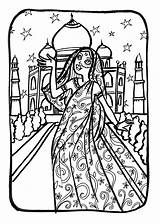 Coloriage Princesse Imprimer Mercredi Indienne Castillon Pyjamasque Encequiconcerne Greatestcoloringbook sketch template