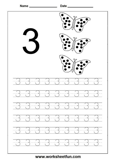 number tracing  school stuff pinterest number tracing