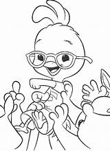 Coloring Pages Chicken Little Friends Celebrate Disney Netart Anycoloring Color Website sketch template