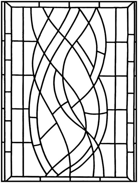 stained glass coloring page  printable coloring pages  kids