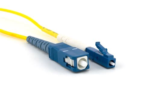 singlemode simplex fiber optic patch cable  lc  sc computer cable store
