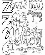Coloring Words Pages Letter Alphabet Activity Zoo Abc Word Letters Kids Colouring Sheets Color Honkingdonkey Animal Sheet Animals Popular Print sketch template