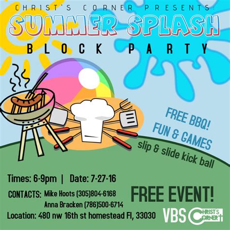 block party flyer templates postermywall
