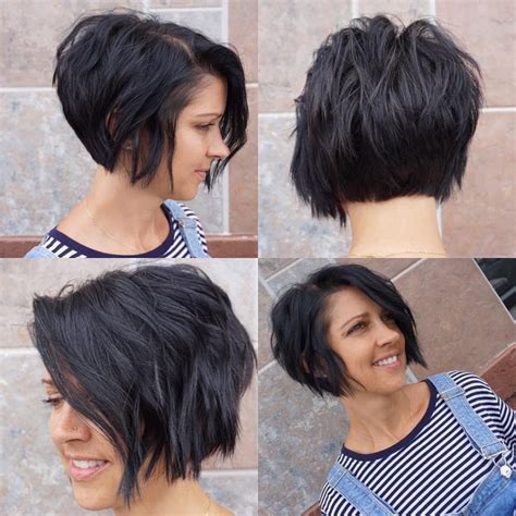 exciting asymmetrical bob haircuts  woman    sippy cup mom  eye catching