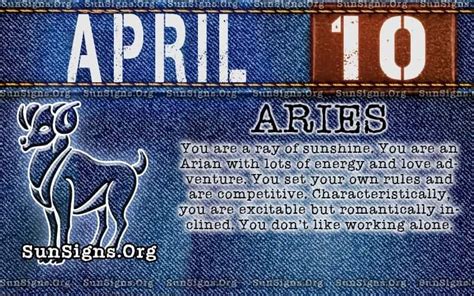april  zodiac horoscope birthday personality sunsignsorg