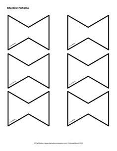 kite pattern template clipart