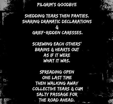 Love Poems Pilgrim’s Goodbye Du Poetry
