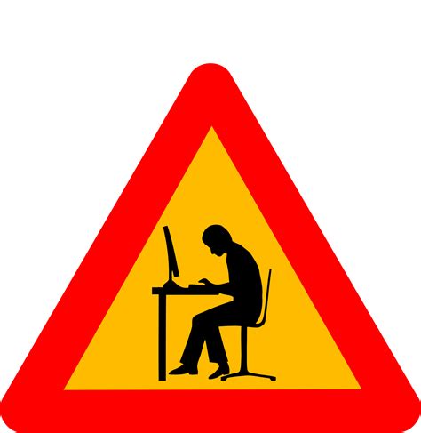 clipart warning geek