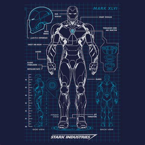 iron man blueprints