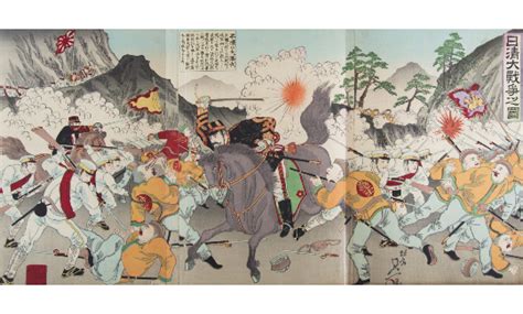 Winds Of War Japanese Propaganda Prints Of The First Sino Japanese War