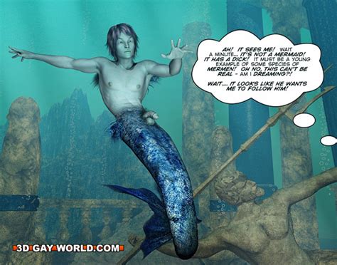 diver finds an attractive merman and manhandles his member cartoontube xxx