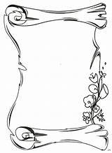 Borders Designs Cute Coloring Pages Sleeve Tattoo Boarders Choose Board sketch template
