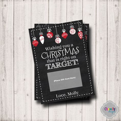 target christmas gift card printable xmas target