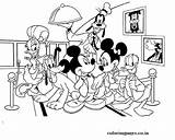 Mouse House Coloring Pages Disney sketch template