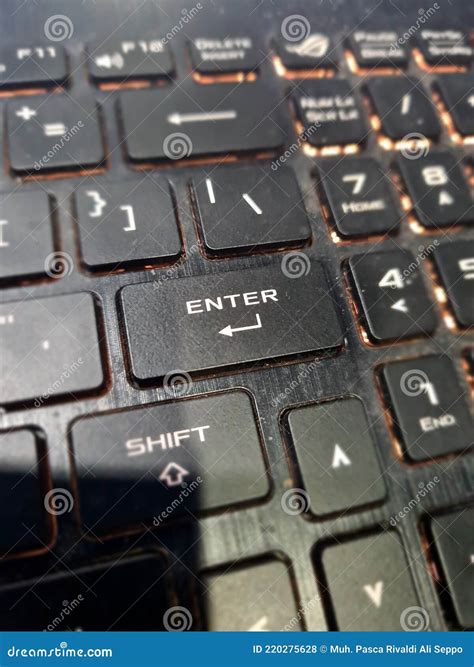 focussed dusty keyboard   gaming laptop stock photo image  number focussed