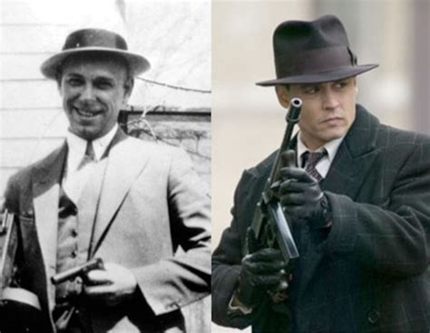Johnny Depp As John Dillinger From Stars Playing Real People E News