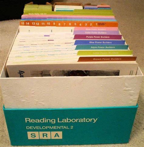 sra reading cards sra reading laboratory  box set  superacaocs
