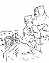 Coloring Bears Three Goldilocks Pages Fairy Tale Little Sheets Sheet Kids Printable Clipart Fairytale Bear Coloringhome Color Story Reading Fairytales sketch template