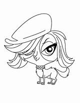 Littlest Pet Shop Pages Coloring Zoe Getcolorings sketch template