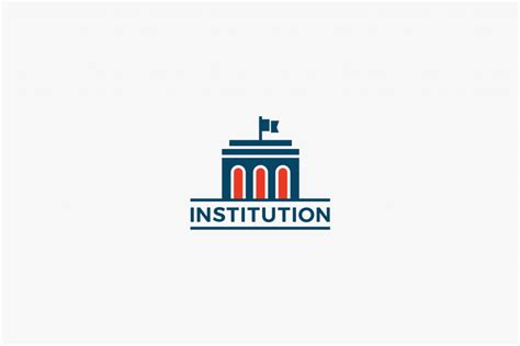 institutional building logo template dreamstale