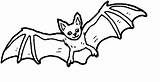 Bat Coloring Pages Outline Drawing Baby Bats Flying Printable Cricket Vampire Cute Color Kids Print Stellaluna Mlp Luna Getcolorings Clipartmag sketch template